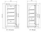 Commercial Freezer With Glass Door - E6 ATLANTA
