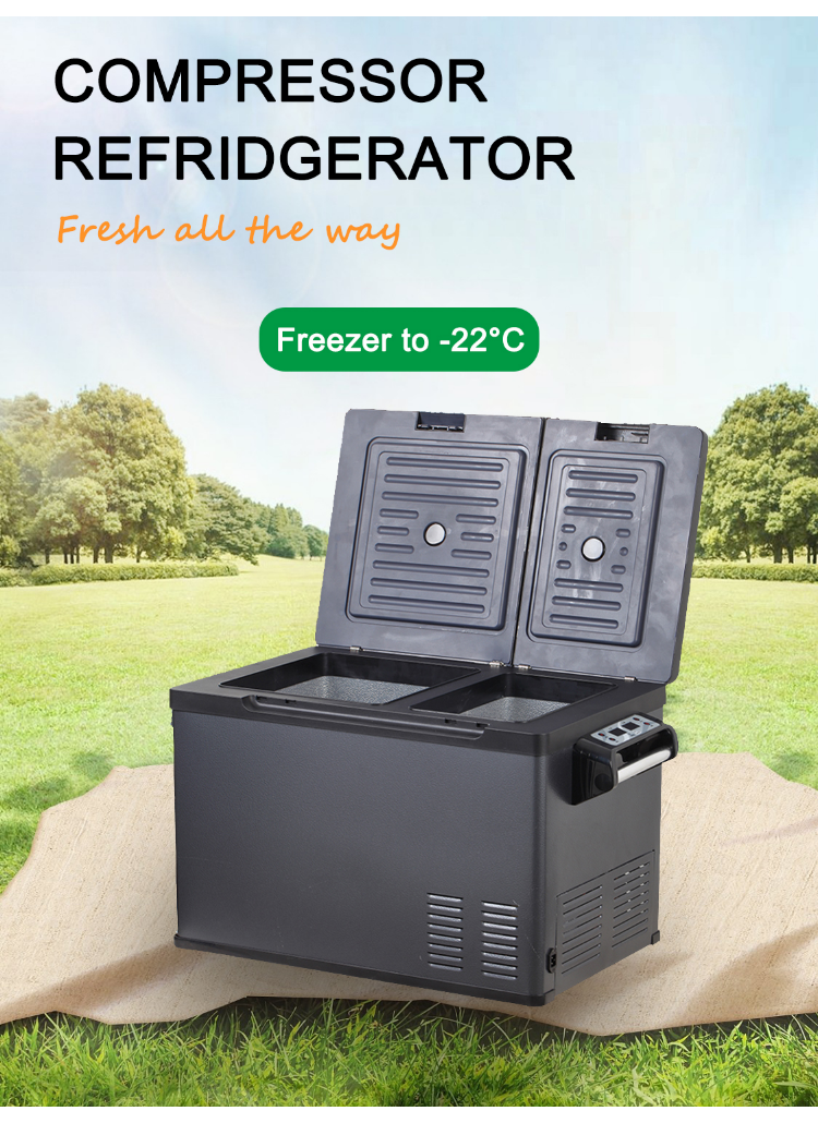 Auto/Hunting/Camping/Outing Portable Refrigerator with Big Net Capacity and 45w Power