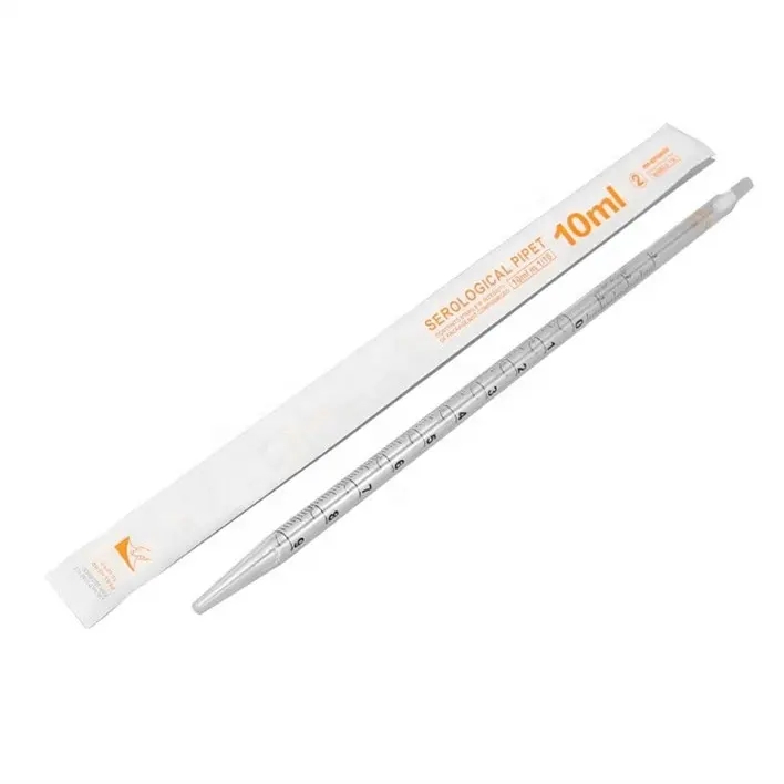 Sterile Graduated Serological Pipet 1ml 2ml 5m 10ml 25ml 50ml Serological Pipette