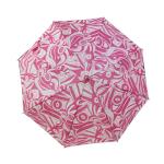 Auto Open Metal Silver Frame Paper Printing Promotion Umbrella 46 Inches