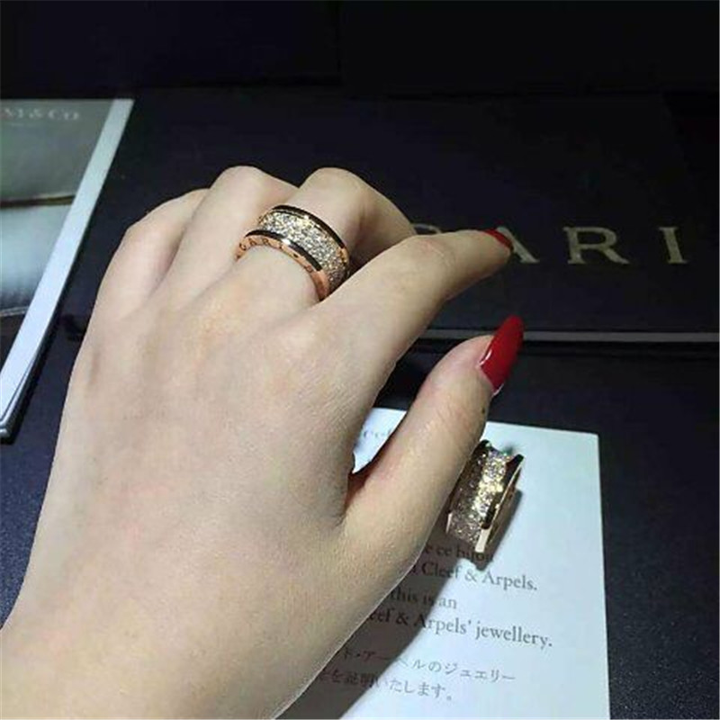 Luxury jewe factory B.zero1 series ring 18k white gold yellow gold rose gold diamond ring