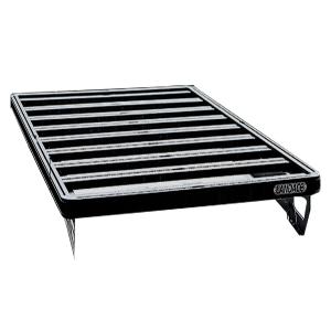 Quality Universal Aluminium Car Roof Rack with Black Powder Coated Roof Mount Luggage Basket wholesale
