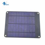 6V All Black Semi-flexible Solar Panels 3W 4W 5W 6W PET Solar Panel ZW-4W-PET