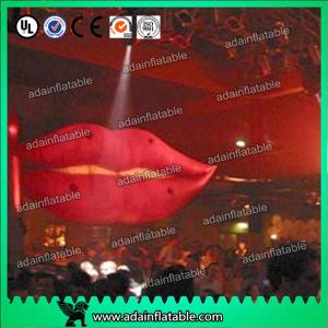 Quality Cartoon Advertising Inflatables Balloon , Giant Mouth Red Lip Customized Character wholesale