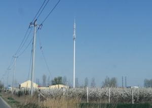 Quality GSM Monopole Telecommunications Tower , Broadcast TV Monopole Communication Tower wholesale