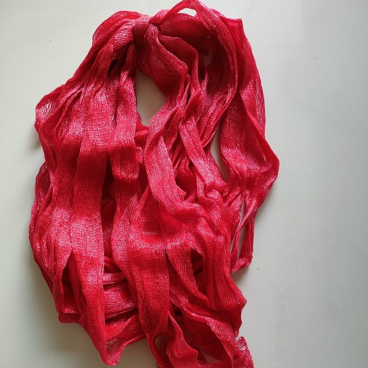 Tubular Knitted Packaging Net Bags Reusable For Fruit Vegetable 52 Mesh