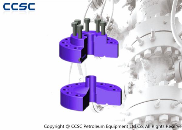 Durable Oil Well Christmas Tree Parts , Forged Tubing Head Adapter Long Term