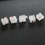 Dental Ceramic Orthodontic Brackets , Poly Crystalline Roth 022 Bracket