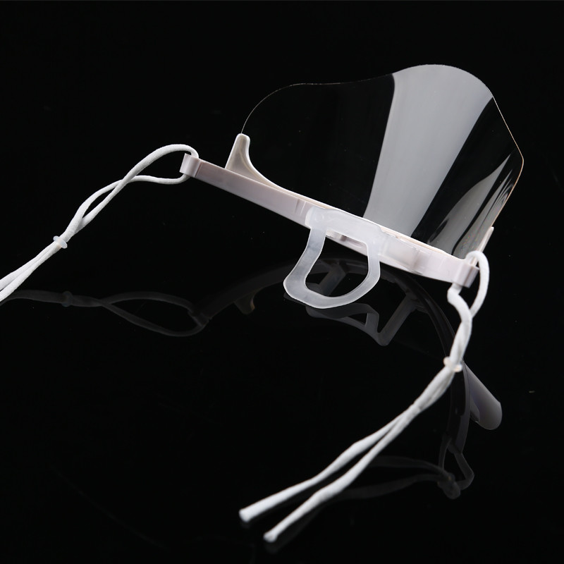 Reusable Sanitary Transparent Plastic Mouth Cover