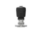 Hygienic Pneumatic Diaphragm Valve Controlled By Control Units And Solenoid