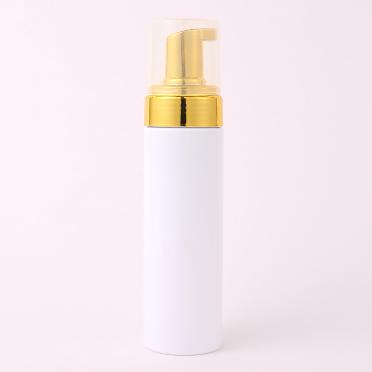 100ml/120ml/150ml/200ml PET Plastic Mousse Bottle Facial Cleanser Pressing Foaming Container with Pump Sprayer Seal
