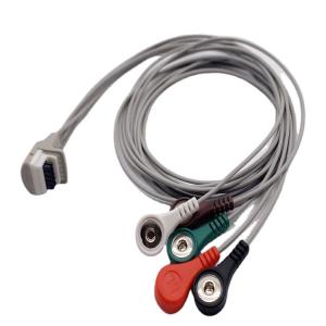 Quality 3 Channel 5 Lead Ecg Cable Mortara H3+ Small Redefined Holter Recorders Applied wholesale