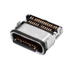 Waterproof IPX8 Female 24 Pin Connector Type C USB Receptacle SMT