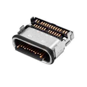 Quality Waterproof IPX8 Female 24 Pin Connector Type C USB Receptacle SMT wholesale