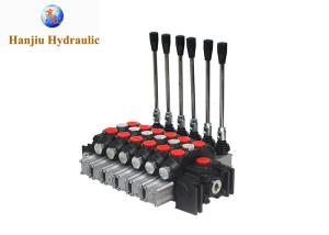 Quality Dcv 200 6 Levers Manual Control Hydraulic Directional Control Valve Max Pressure 350 Bar wholesale