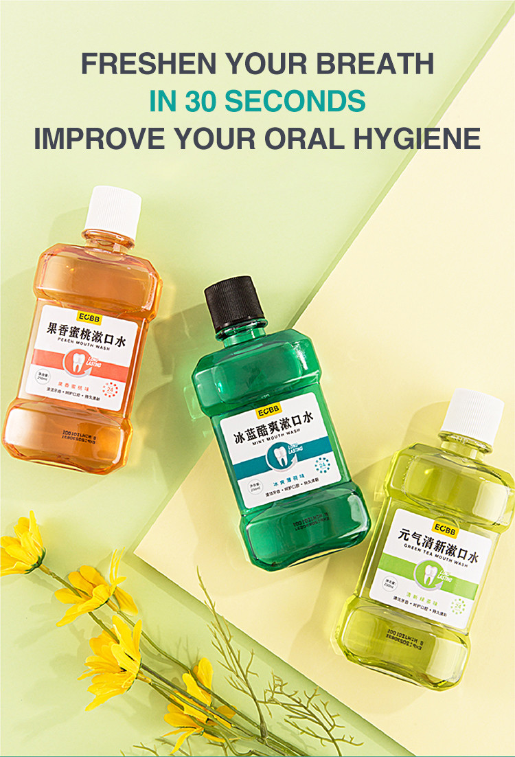 OEM Coconut Oil Mouthwash , ODM Minty Fresh Mouthwash