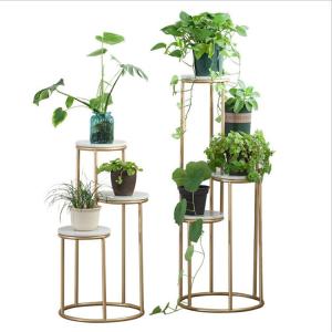 Quality Luxury flower pot stand rack metal organizer shelf display rack wholesale