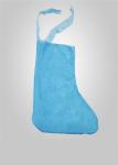 Blue Non Woven Work Boot Covers Disposable Excellent Protection 45 X 42 Cm