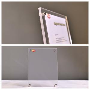 Quality Self Free Standing 4x6 Acrylic Photo Frame Stand For Desktop Decoration wholesale