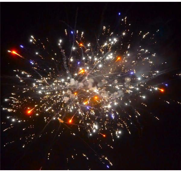 Chinese Factory Wholesale 200G 16 Shots Fan Shape Consumer Cake Fireworks Custom
