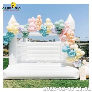 Quality Inflatable Bouncer Bounce House White PVC Inflatable Wedding Bouncing Factory wholesale