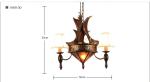 Moose antler chandelier Lighting Fixtures With lampshade (WH-AC-29)