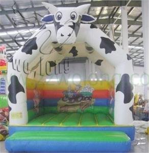 Quality lovely Inflatable castles, cow inflatable bouncer wholesale