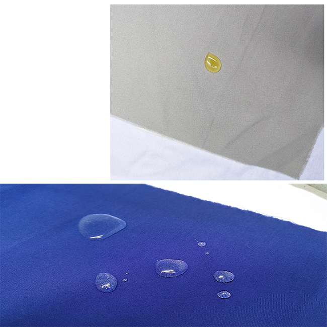 Eco Friendly Cotton Fabric Oil Proof Soil Release Finish Anti Mosquito