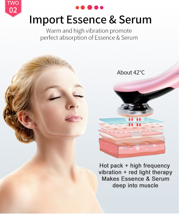 Hot Cold Electric Facial Clean RF EMS Beauty Machine