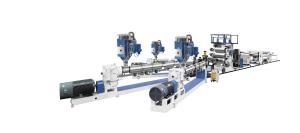 Quality 8Ton Capacity suitcase PC Luggage sheet extrusion machine for trolley luggage wholesale
