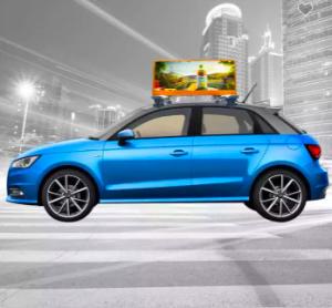 Quality Double Side Wifi Taxi Top LED Display 4G Remote Control Outdoor Guide wholesale