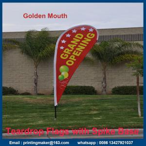 Quality Medium Size Printed Teardrop Flags Banners wholesale