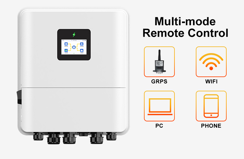 IP65 Single Phase 48V 3kw 4.6kw Solar Hybrid Inverter On/Off Grid 5kw 6kw Solar Inverter MPPT 48V 3.6kw Hybrid Solar Inverter