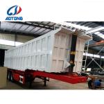 20-80tons Tipping Trailer Semi Truck with Hydraulic Self Discharge and HYVA
