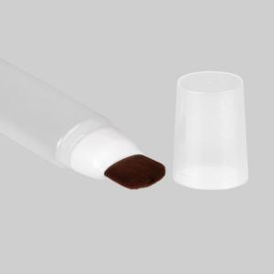Quality 30-60ml Special Applicator Tubes Custom Empty Rotation Brush Foundation Cosmetic Plastic Oval Tube wholesale