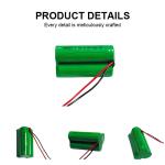 1700mah AA Nimh Rechargeable Battery Pack 3.6V Nimh Battery