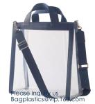 Custom Durable PVC Blank Waterproof Shopping Clear Plastic Ladies Travel Storage