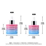 Fancy Glass Oil Serum Bottles With Dropper Cap 30ml 50ml