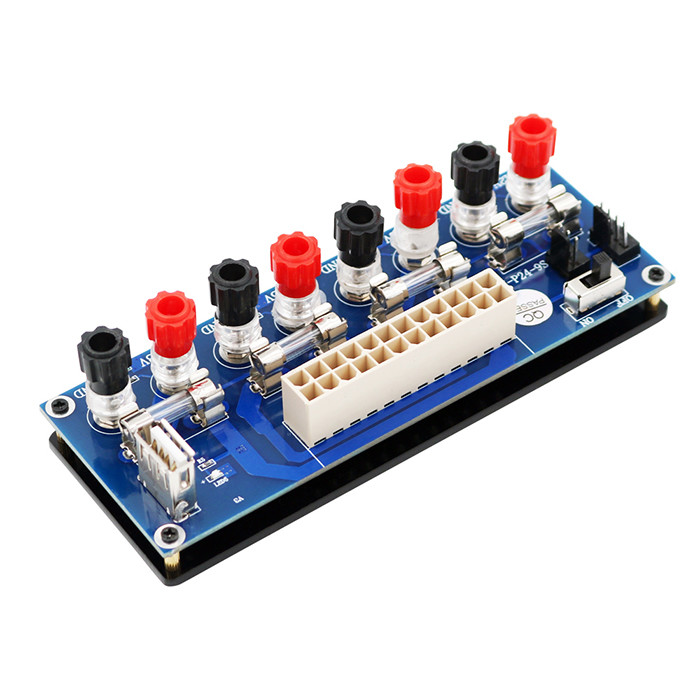ATX Power Supply Breakout Adapter With USB 5V Port And Insulation Plastic Base