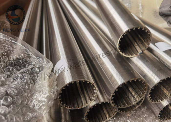 Slot 60 Johnson Wire Screen Wedge Shaped Filter Element For Screening
