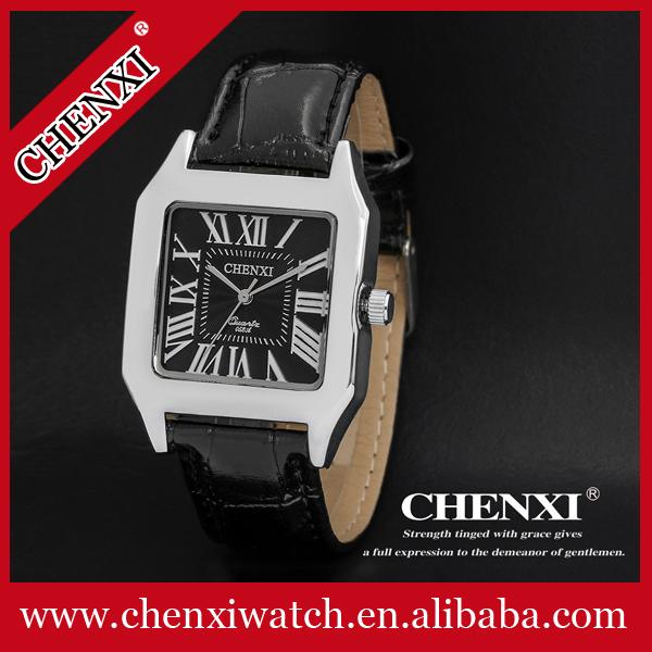 L052ST10 Square Dial Tank Shape Wristwatches Unisex Men's Roman Number Watches