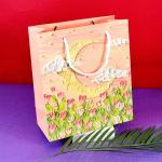 Gravure Printing Custom Order Luxury Boutique Gift Shopping Tote Art Paper Bags