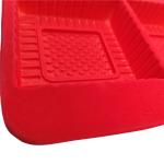 Red Velvet Plastic Blister Tray Six Compartments Blister Pack Tray For Snacks