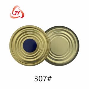 Quality 307# 83.3mm Tinplate Metal Food Can Cap TFS Hard Open End Round Edge wholesale