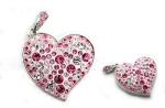 Crystal Heart Shape Usb USB Stick Gift For Wedding 1gb 2gb 4gb 8gb 16gb 32gb