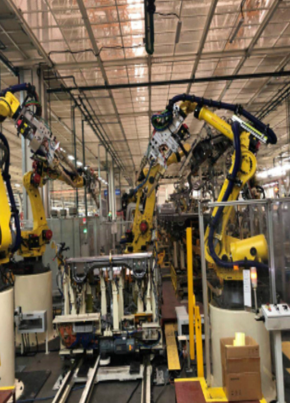 High-End And Pure Electric Light Truck Construction Project UBS01 Station Of Wide Body Welding Line