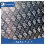 5 Bar Aluminium Checker Plate , 1060 3003 5052 Aluminum Plate For Truck Body