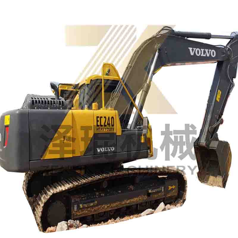 Volvo EC240 Used Bagger D7E Engine 25000 KG Weight for Construction Projects