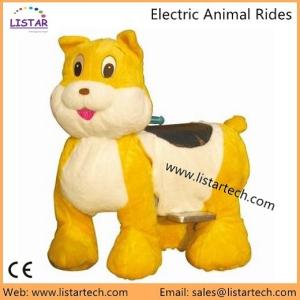 Quality Coin Operated Electric Toy Car Ride on Animal Plush Motorized Riding Animals for Sales wholesale