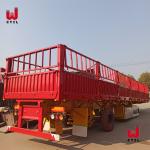 Cattle 60t Truck Semi Trailers Heavy Fence Semi Trailer